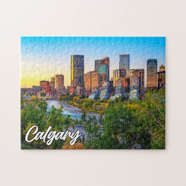 Quebra-cabeça Calgary, Alberta, Canadá (Horizontal)
