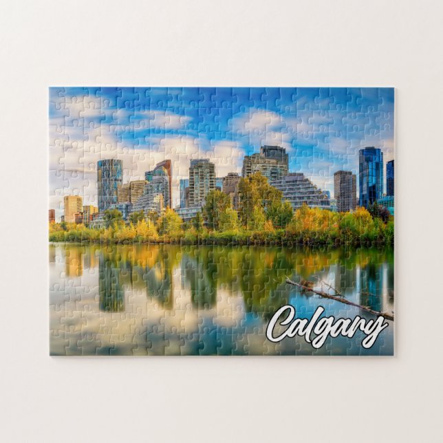 Quebra-cabeça Calgary, Alberta, Canadá (Horizontal)