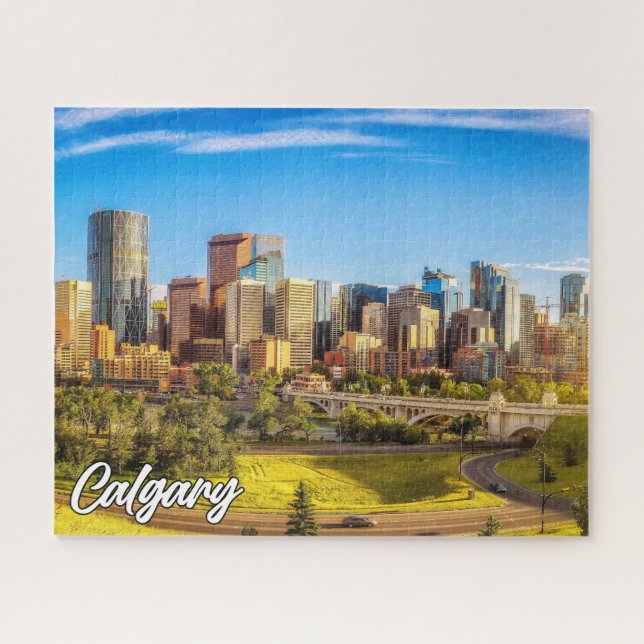 Quebra-cabeça Calgary, Alberta, Canadá (Horizontal)