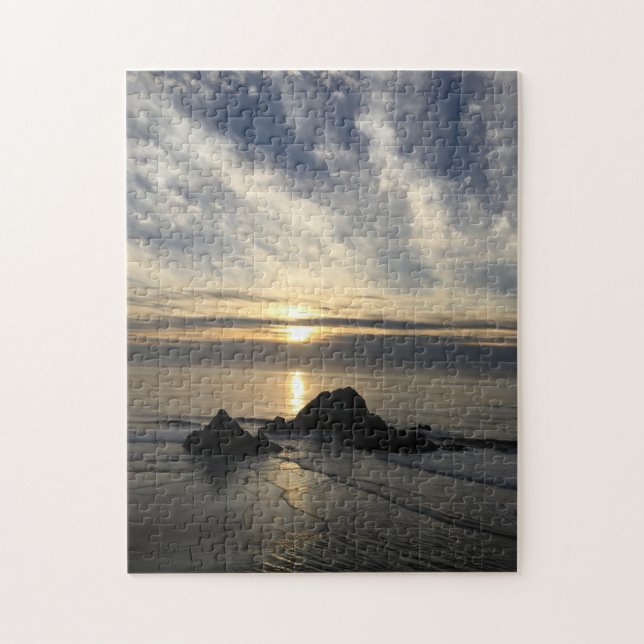 Quebra-cabeça California Sunset - 11x14 - 252 pcs. jigsee quebra (Vertical)