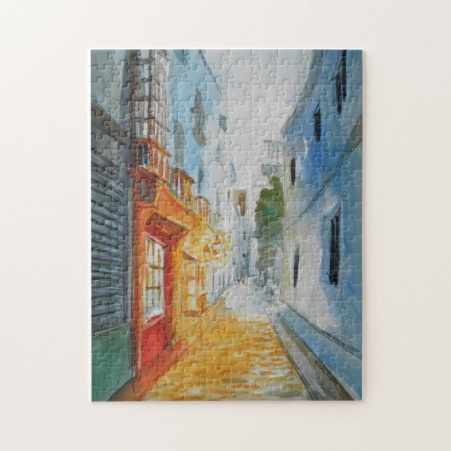 Quebra-cabeça CALLEJÓN DE LOS ARTISTAS. C/ Del Tinte de Cádis. (Vertical)