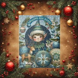 Quebra-cabeça Calling All Elves Snowflakes Hail Christmas Party 