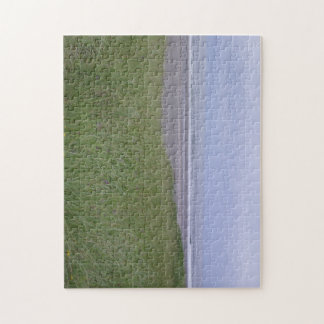 Quebra-cabeça calma no oceano pacífico