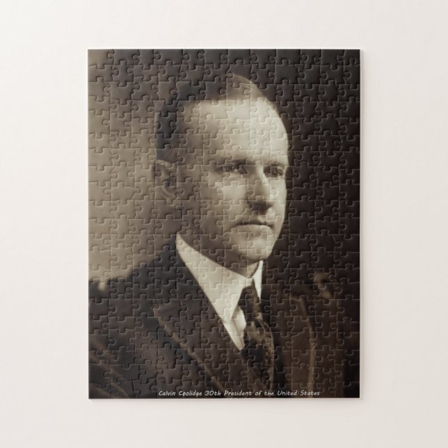Quebra-cabeça Calvin Coolidge 30º Presidente dos EUA (Vertical)