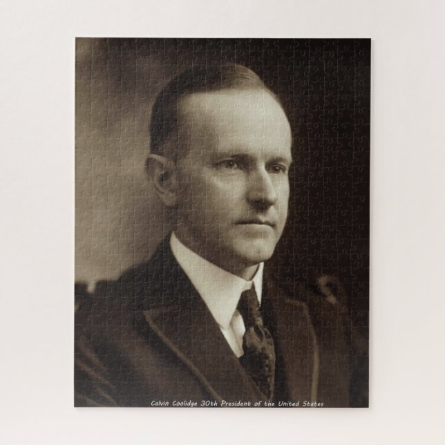 Quebra-cabeça Calvin Coolidge 30 Presidente dos EUA (Vertical)