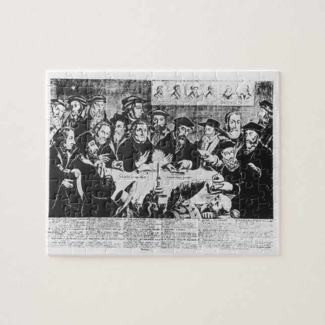 Quebra-cabeça Calvin e Luther (gravura) (Horizontal)