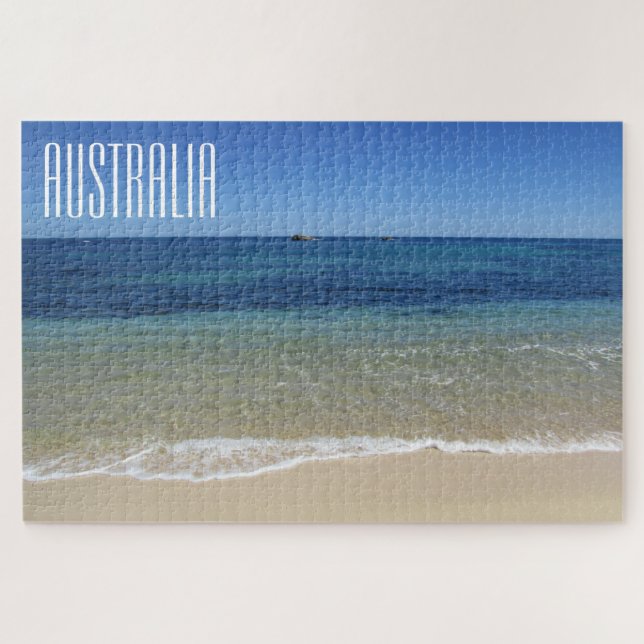 Quebra-cabeça camadas de praia austrália (Horizontal)