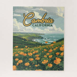 Quebra-cabeça Cambria California Poppies Flores do Pacífico