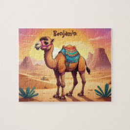 Quebra-cabeça Camelo Bonito em Crianças Personalizadas do Desert