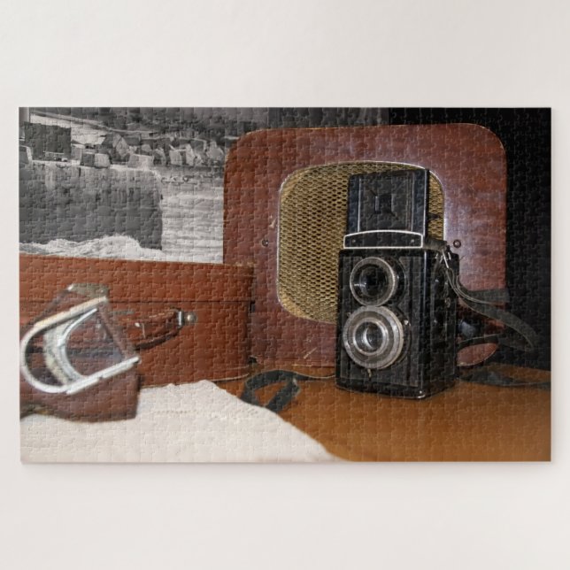 Quebra-cabeça Câmera analógica Vintage (Horizontal)