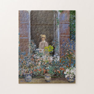 Quebra-cabeça Camille Monet no Window Monet Fine Art