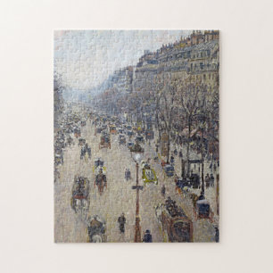 Quebra-cabeça Camille Pissarro - Boulevard Montmartre