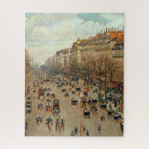 Quebra-cabeça Camille Pissarro Boulevard Montmartre Painting