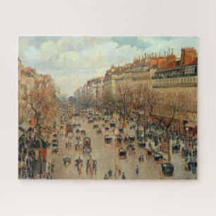 Quebra-cabeça Camille Pissarro Boulevard Montmartre Painting