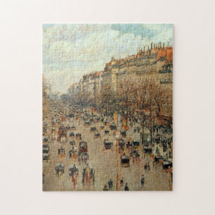 Quebra-cabeça Camille Pissarro Boulevard Montmartre Painting