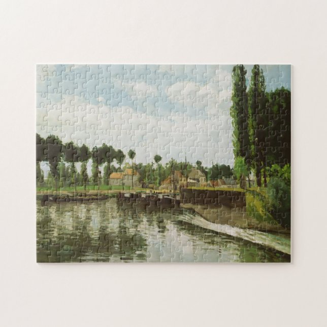 Quebra-cabeça Camille Pissarro | o fechamento em Pontoise (Horizontal)