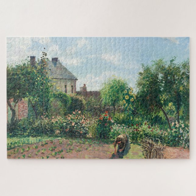 Quebra-cabeça Camille Pissarro O Jardim do Artista em Eragny (Horizontal)