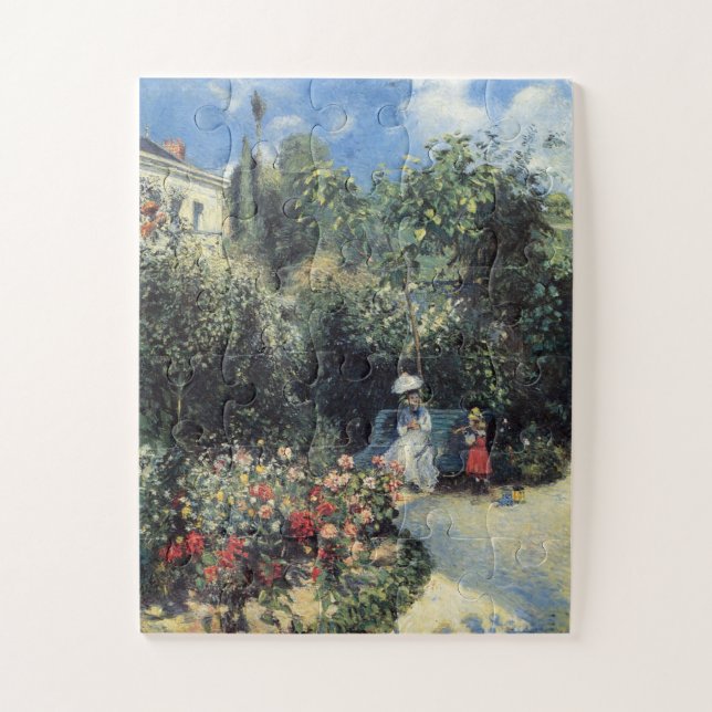 Quebra-cabeça Camille Pissarro Pontoise Garden (Vertical)