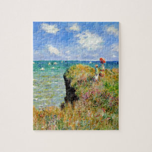 Quebra-cabeça Caminhada de Claude Monet Clifftop