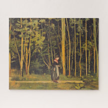 Caminhando na borda da floresta (por Ferdinand Hod