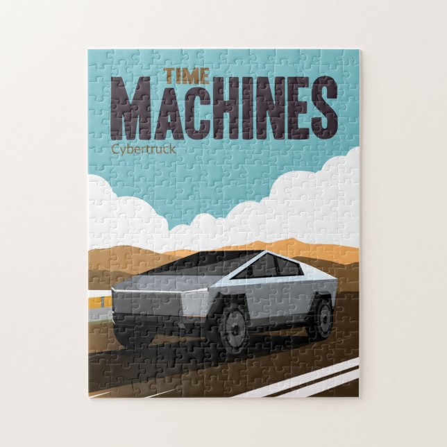 Quebra-cabeça Caminhão elétrico (Vertical)