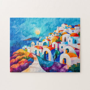 Quebra-cabeça Caminho de Santorini para o Mar