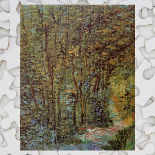 Quebra-cabeça Caminho na floresta por Vincent van Gogh