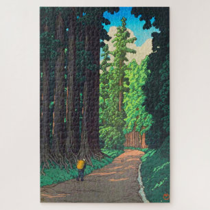 Quebra-cabeça Caminho para Nikko por Kawase Hasui Arte Japonês