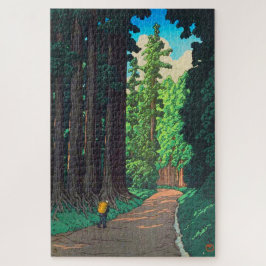Quebra-cabeça Caminho para Nikko por Kawase Hasui Arte Japonesa