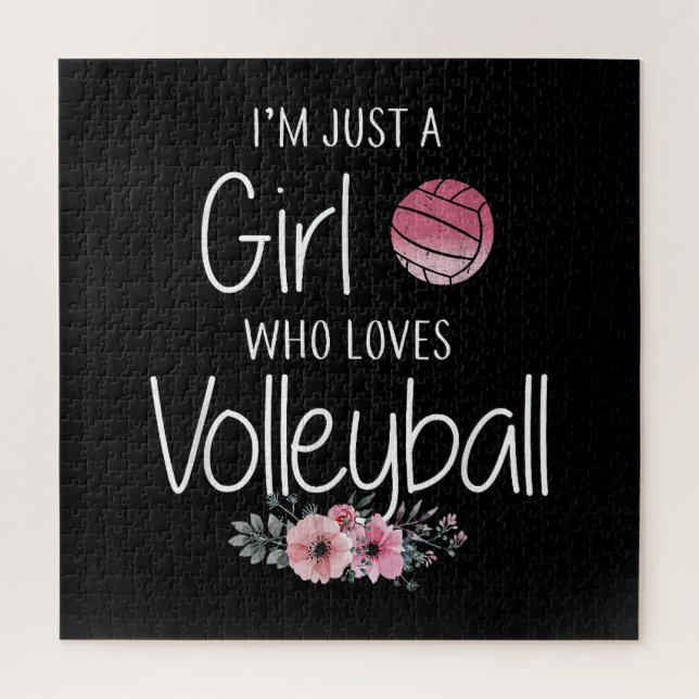 Quebra-cabeça Camisa De Voleibol Para Mulheres Adolescentes Fofo (Vertical)