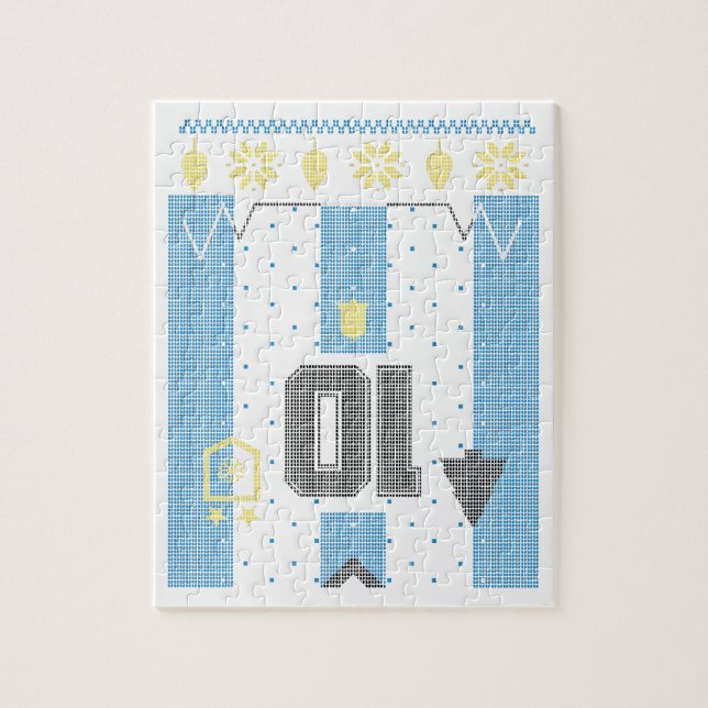 Quebra-cabeça Campeão Mundial da Argentina (Vertical)