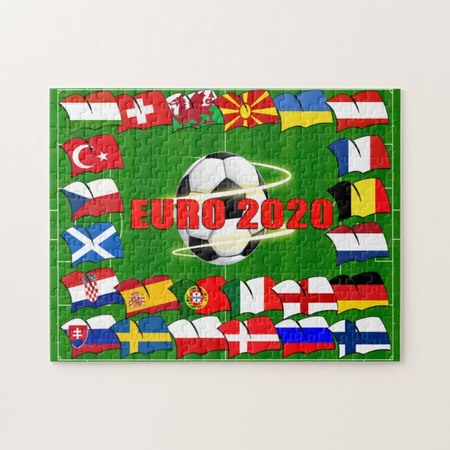 Quebra-cabeça Campeonato Europeu de Futebol - Esporte de futebol (Horizontal)