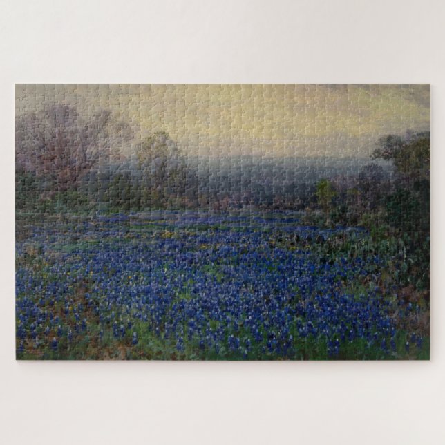 Quebra-cabeça Campo de Bluebonnets, 1918 (Horizontal)