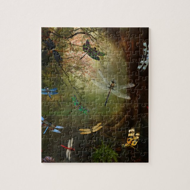 Quebra-cabeça Campo de jogos da libélula (Vertical)