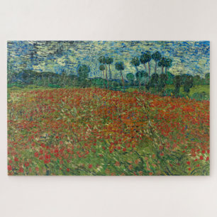 Quebra-cabeça Campo de papoula de Vincent van Gogh Fine Art