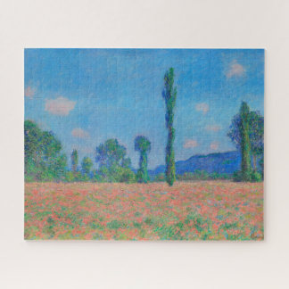 Quebra-cabeça Campo de Papoulas, Giverny por Claude Monet Impres
