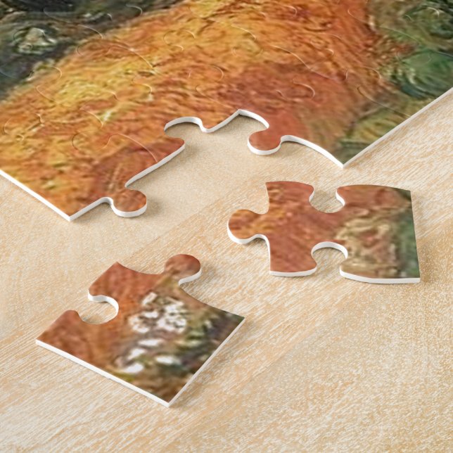 Quebra-cabeça Campo de Trigo com Cipreste de Van Gogh. (Lateral)