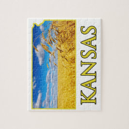 Quebra-cabeça Campo de trigo de Kansas