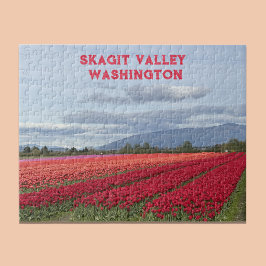 Quebra-cabeça Campo de Tulipas do Vale de Skagit no Estado de Wa