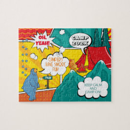 Quebra-cabeça Campo de verão de Pop de arte infantil