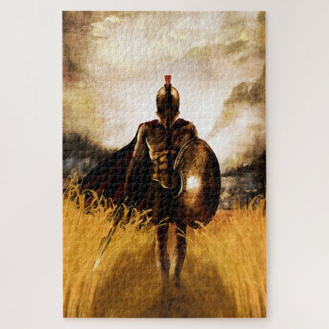 Quebra-cabeça Campo do Guerreiro Spartan (Vertical)