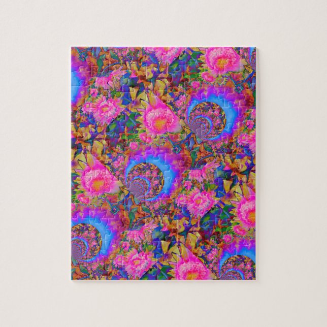 Quebra-cabeça Campos de girassol para sempre - rosa (Vertical)