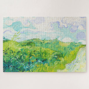 Quebra-cabeça Campos de Trigo Verde, Van Gogh