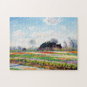 Quebra-cabeça Campos Tulip nos Países Baixos, Monet