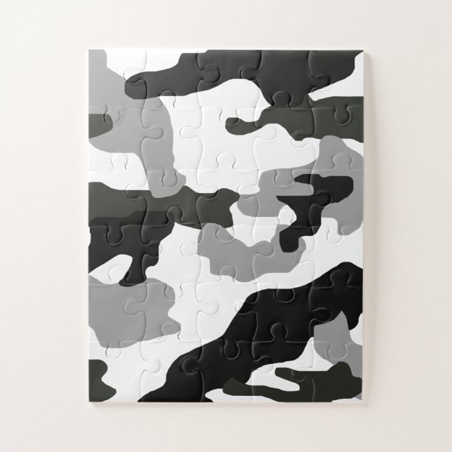 Quebra-cabeça Camuflagem de cinza urbana n.o 15 impressão   (Vertical)
