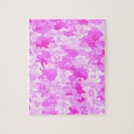 Quebra-cabeça Camuflagem Rosa