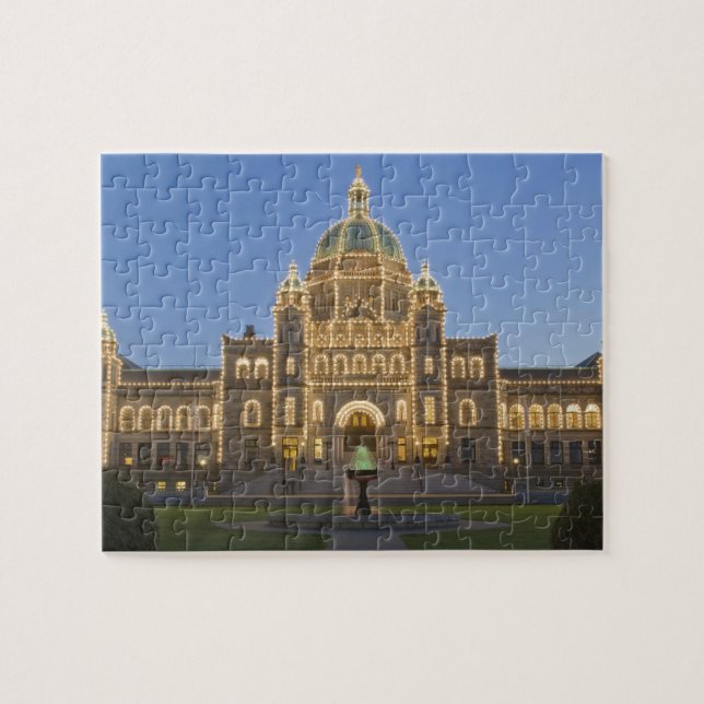 Quebra-cabeça Canadá, BC, Victoria, Edifício do Legislativo da B (Horizontal)