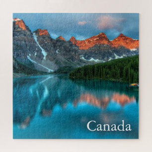Quebra-cabeça Canadá Lago Canadense Banff