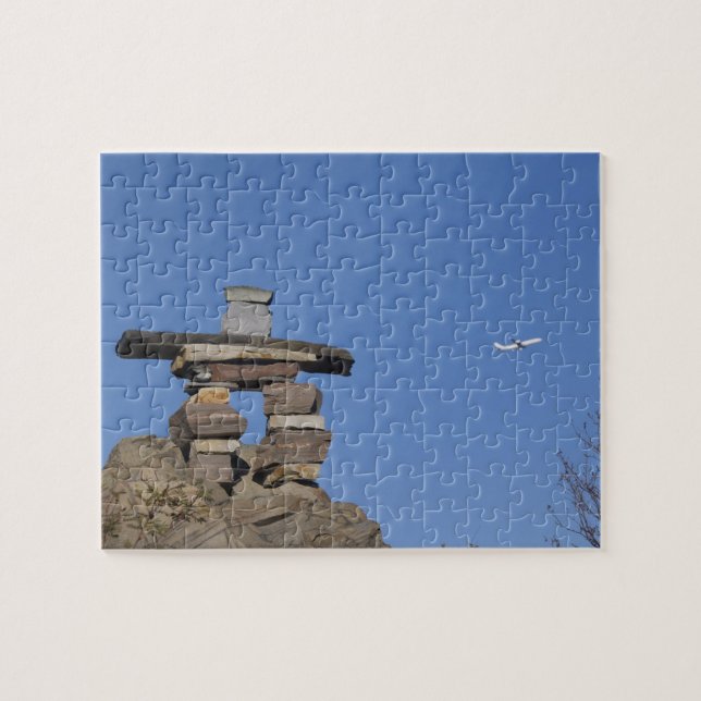 Quebra-cabeça Canadá, Terra Nova, St. John's. Inukshuk (para (Horizontal)