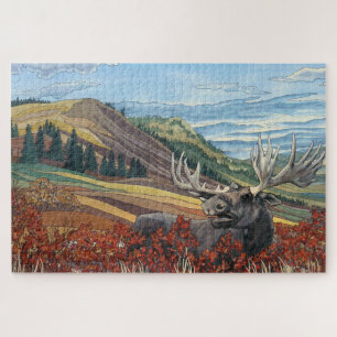 Quebra-cabeça canadenses da arte da paisagem -